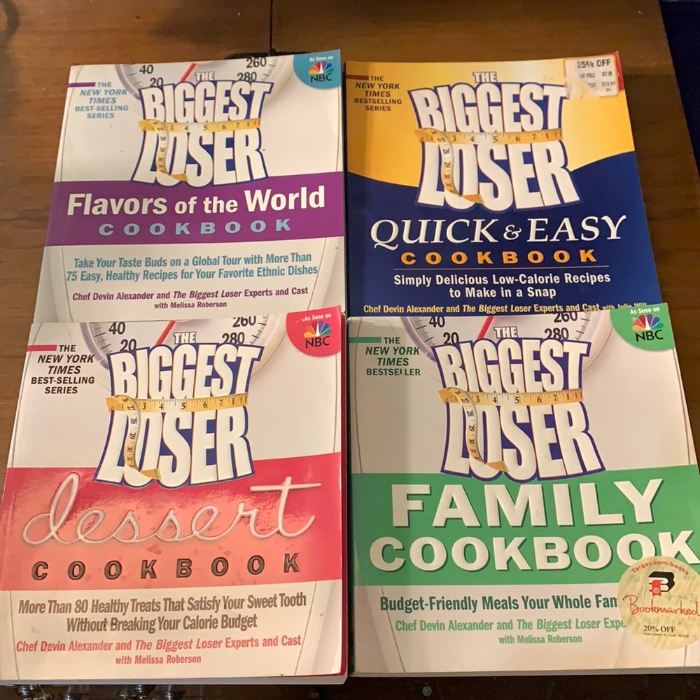 Biggest Loser Cookbook Lot